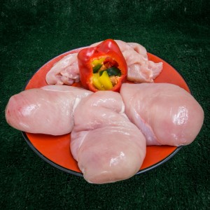Fresh chicken breasts